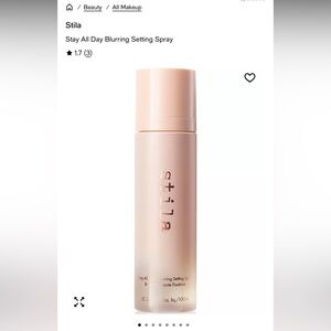 New! Stila Stay All Day Blurring Setting Spray